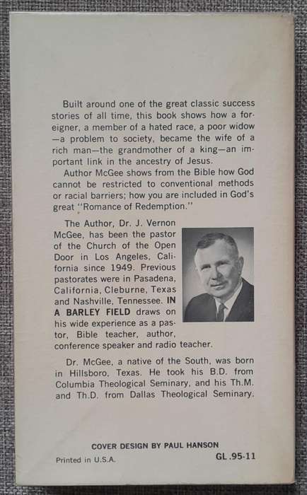 In a Barley Field, Ruth's romance of redemption - Vernon McGee