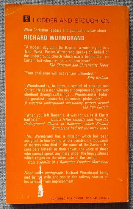 Tortured for Christ - Richard Wurmbrand