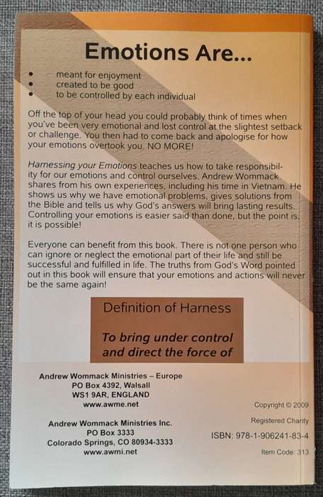 Harnessing your emotions - Andrew Wommack