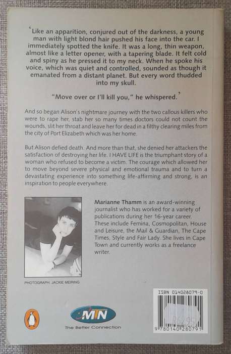 I have Life, Alison's journey - Marianne Thamm