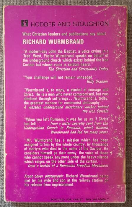 Tortured for Christ - Richard Wurmbrand
