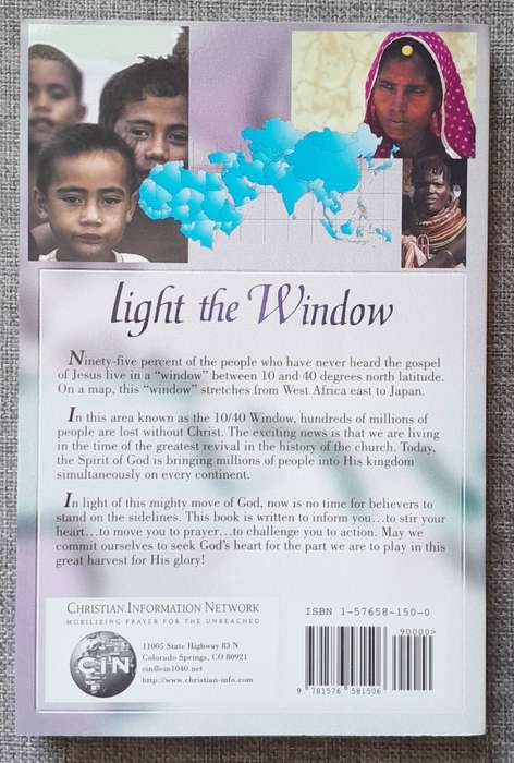 Light the Window, praying through the nations of the 10/40 window - Floyd McClung