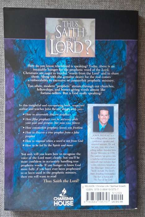 Thus saith the Lord - John Bevere