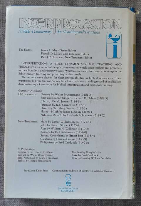Interpretation Bible Commentary on Book of Mark - Lamar Williamson (Hardcover)