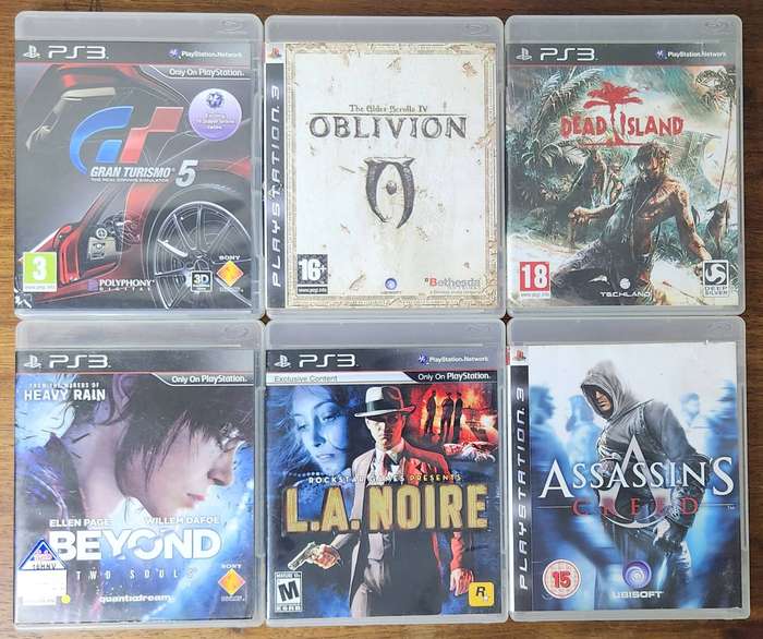 PlayStation 3 80GB Console(CECHL04) + Game Bundle