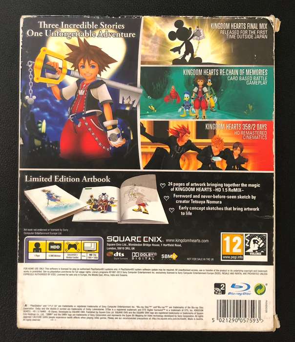 Kingdom Hearts: HD 1.5 ReMix(Limited Edition) - PlayStation 3