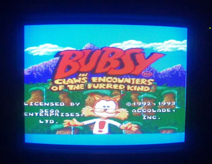 Busby Claws Encounters of the Furred Kind - Sega Mega Drive