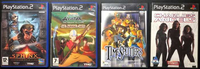 PlayStation 2 Slim Console (SCPH-90004) + Game Bundle