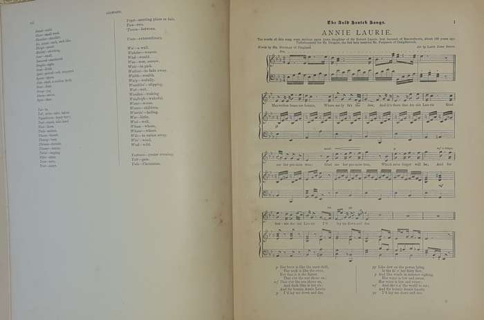 *1888* The Auld Scotch Sangs - Sinclair Dunn