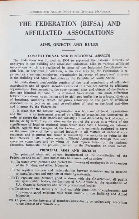 1971/72 Building and Allied Industries Official Handbook (South Africa)