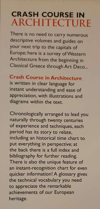 Architecture, Crash Course in - Eva Howarth