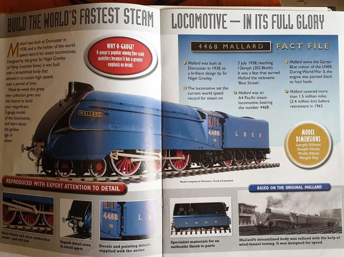 MALLARD - Build the World's fastest Steam Locomotive O-GAUGE