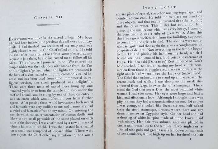 * 1928 * Aloysius Horn - The Ivory Coast in the Earlies