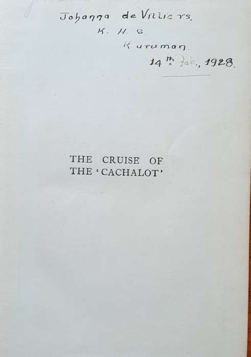 * 1927 * The Cruise of the Cachalot - Round the World after Sperm Whales (F.T. Bullen)
