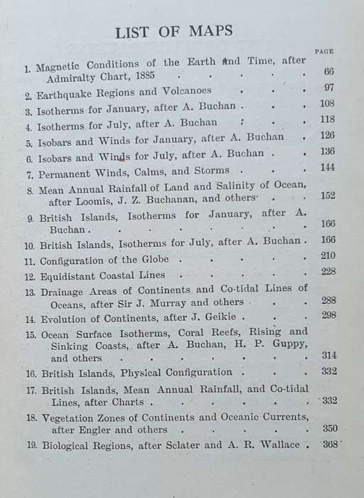 * 1918 * The Realm of Nature - Hugh Robert Mill