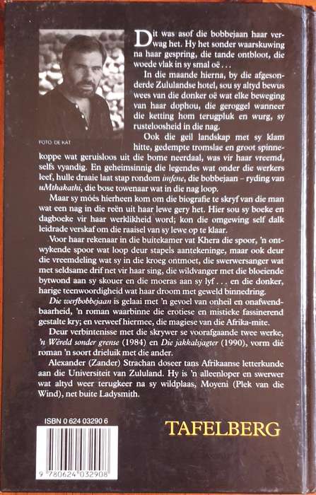 Geteken. Alexander Strachan : Die Werf-Bobbejaan