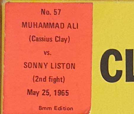 Super 8mm RING CLASSICS. (Ali vs Liston May 25 1965)