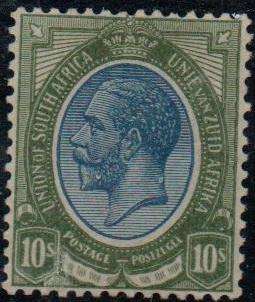 1913 KGV Definitive scarce 10s single in MM-condition