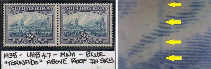 1938 Hyphenated Definitive 2d-pair with variety in MNH-condition