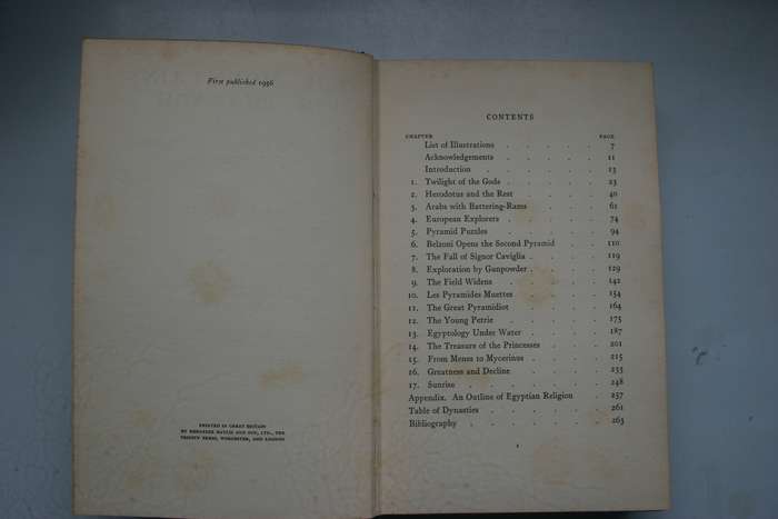 The Mountains of Pharoah - Leonard Cottrell. First Edition 1956