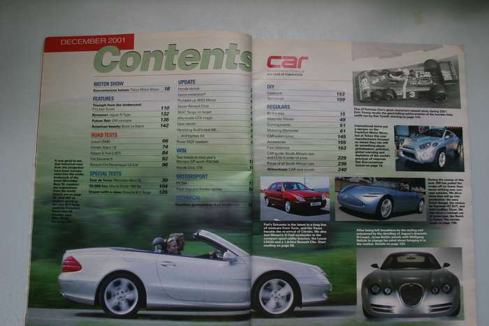Car Magazine - December 2001.