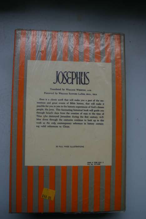 Josephus - Complete Works. Includes Life Of Flavius Josephus, Antiquities Of The Jews, Wars Of The J