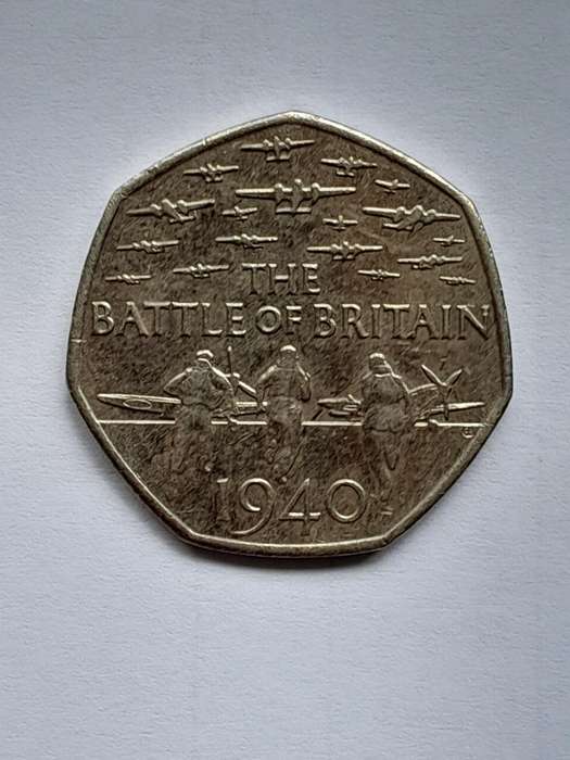50 Pence - Elizabeth II 5th portrait, Battle of Britain