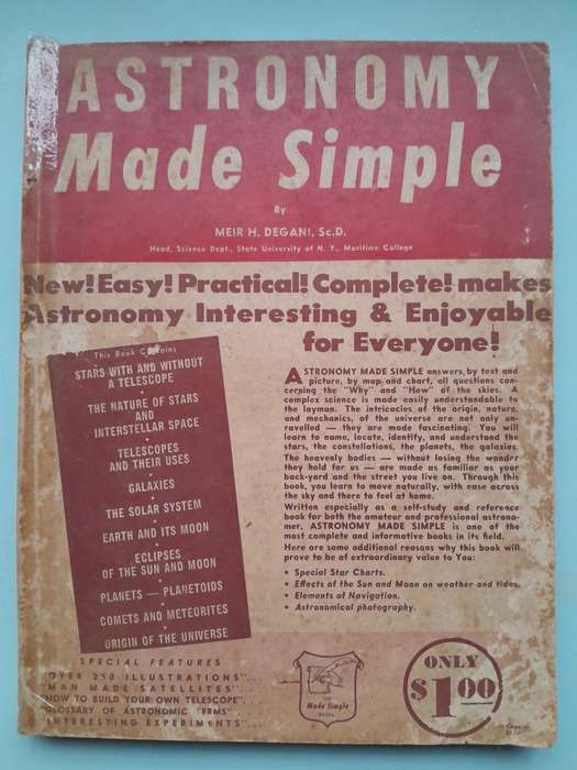Astronomy Made Simple - Meir H. Degani.