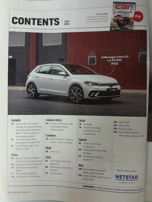CAR MAGAZINE - July 2022.