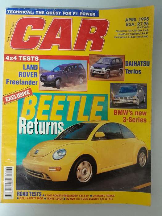 CAR MAGAZINE - April 1998.