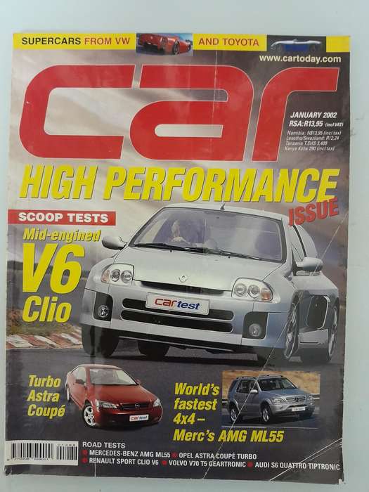 CAR MAGAZINE - January 2002 and February 2002.