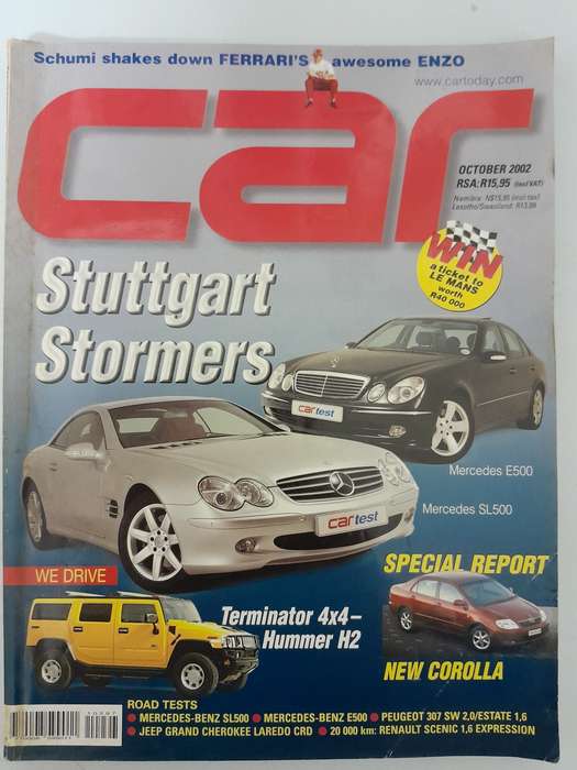 CAR MAGAZINE - August 2002 and October 2002.