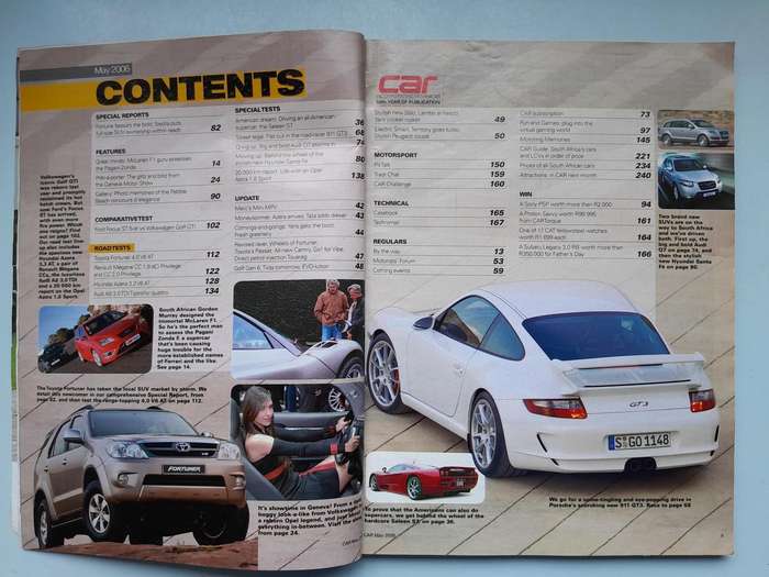 CAR MAGAZINE - April 2006 and May 2006.