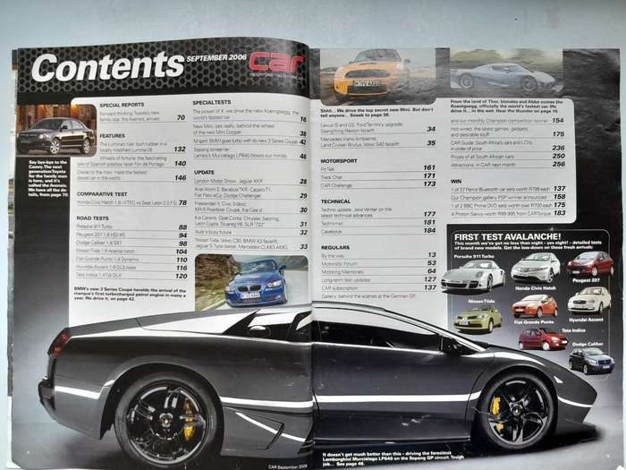CAR MAGAZINES - August 2006 and September 2006.