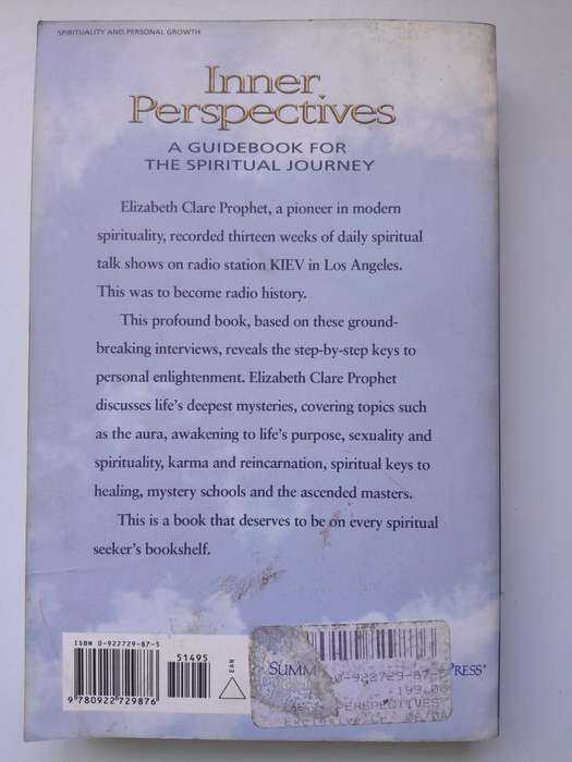 Inner Perspectives - A guidebook for the Spiritual Journey - Elizabeth Clare Prophet.