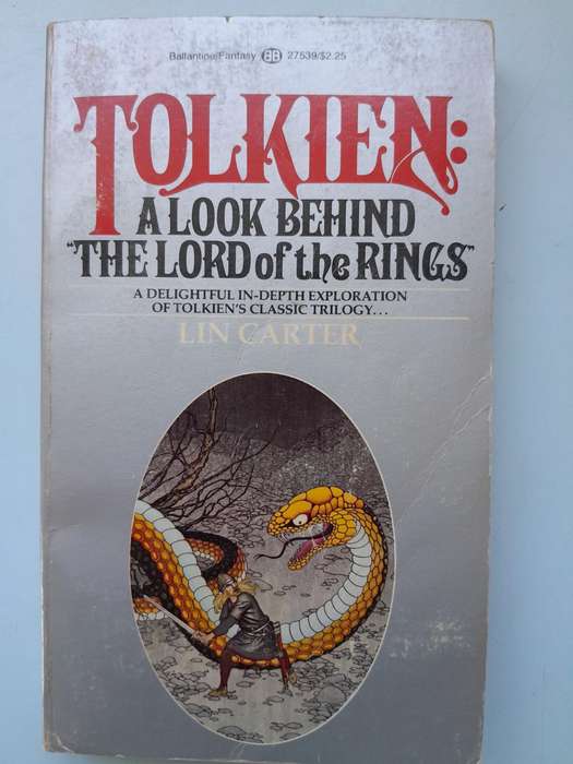TOLKIEN : A look behind The Lord of the Rings - Lin Carter - First Edition March 1969.