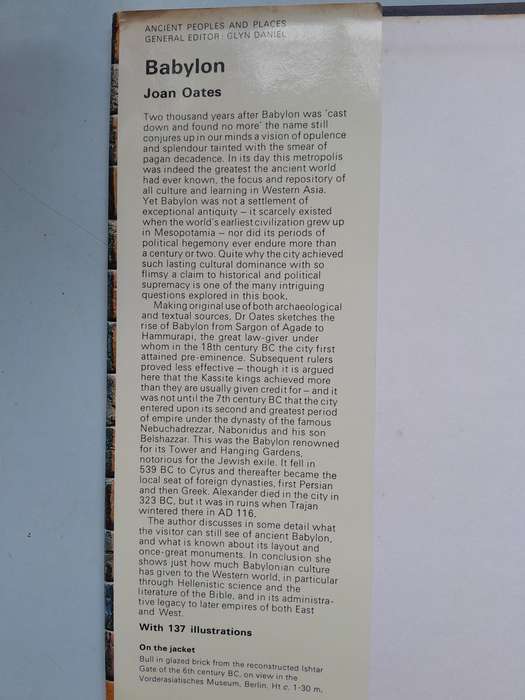 BABYLON - Joan Oates