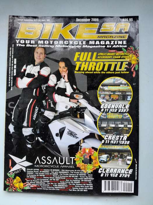 BIKE SA MAGAZINE - December 2008 and December 2009.