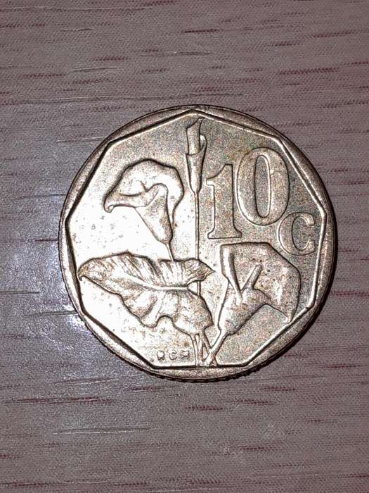 Error Coin - 10 Cents - Date not visible.
