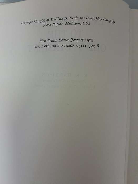 Introduction to the Old Testamant