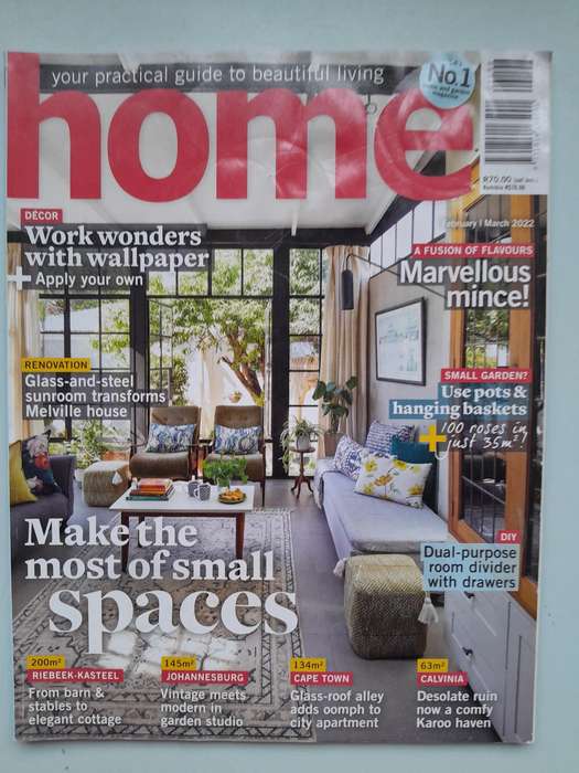 HOME MAGAZINE - August 2021, September 2021, March 2022, May/June 2022 and May/June 2023. (5 Mags)