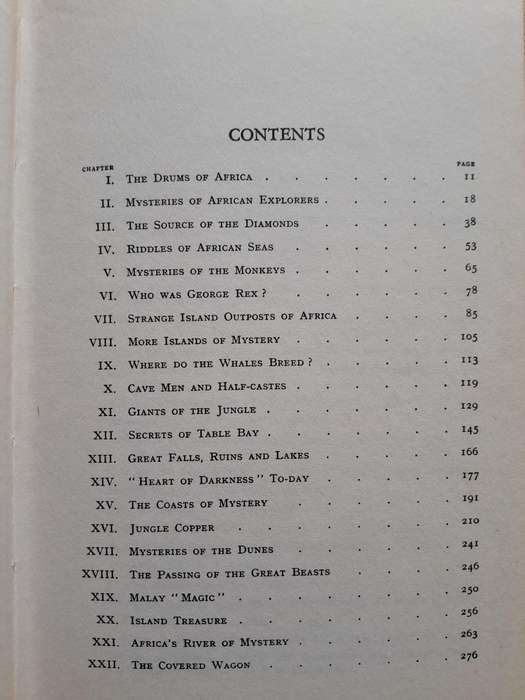 Great African Mysteries - Lawrence G. Green. Reprint 1973.