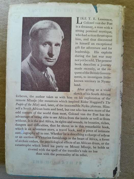 Venture to the Interior - Laurens van der Post - 1952 Edition