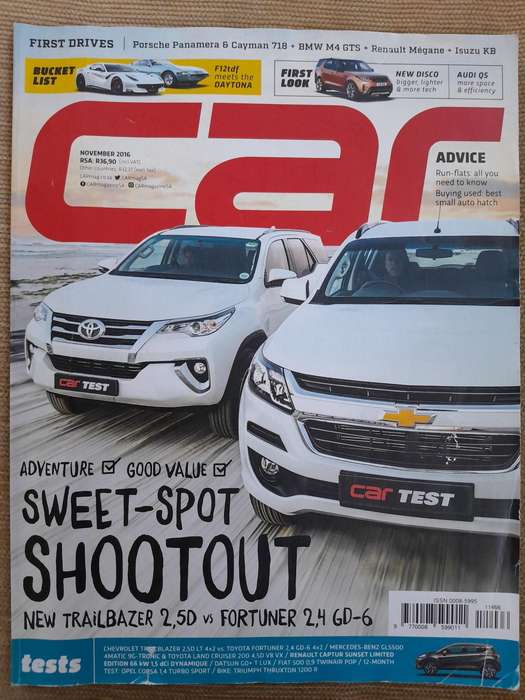 CAR MAGAZINE - November 2016.