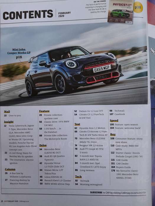 CAR MAGAZINE - February 2020.
