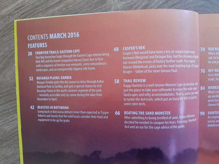 SA 4X4 Overland Adventure - March 2016.