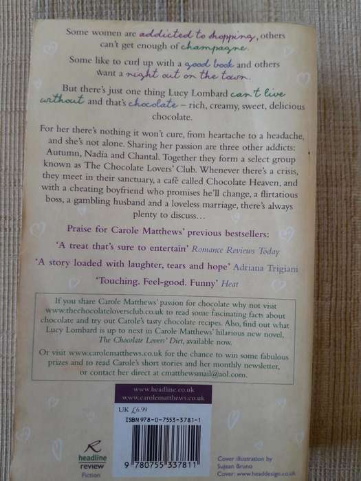 The Chocolate Lovers Club - Carole Matthews.