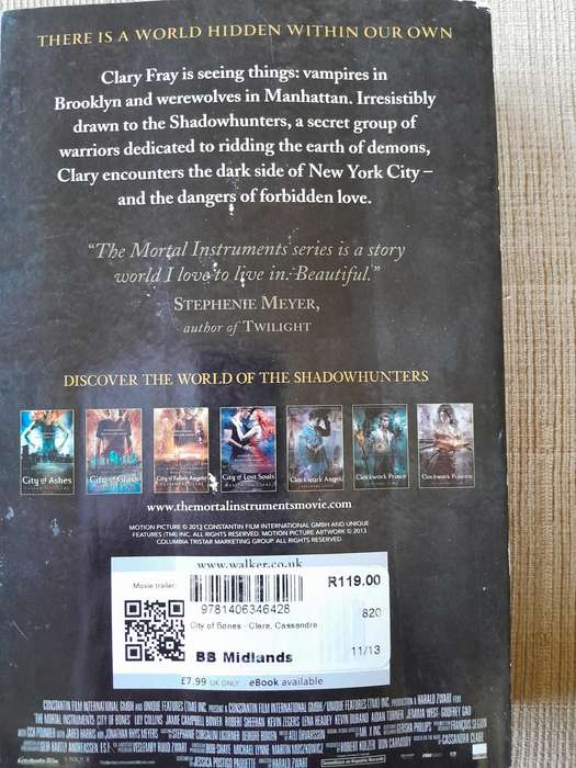 The Mortal Instrument. City of Bones - Cassandra Clare.