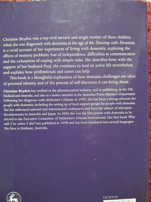 Dancing with Dementia - Christine Bryden.