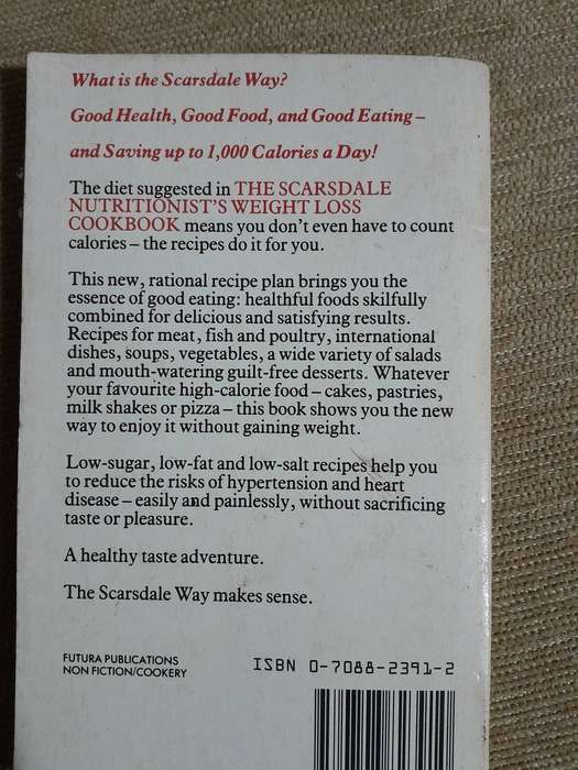 The Scarsdale Nutritionist's Weight Loss Cookbook - Judith Corlin.